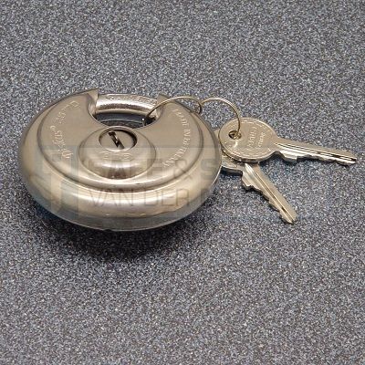 Abus hangslot Discus 24/70 met geharde beugel 
